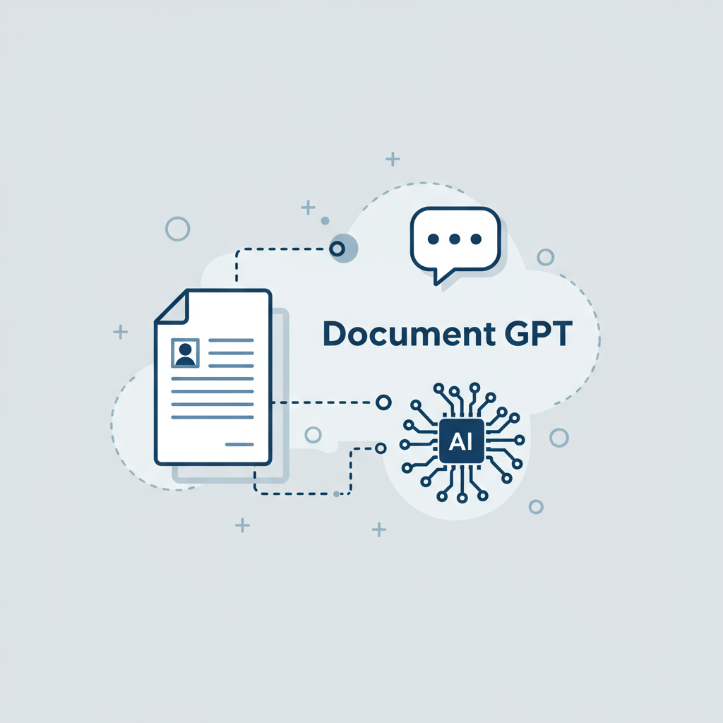 Screenshot of DocumentGPT AI assistant that allows users to search, summarize, and chat with documents to save hours of manual review.